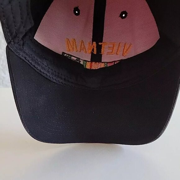 Vietnam Veteran Baseball Hat Adjustable Strap Made in USA US Honor Cap - Picture 6 of 8